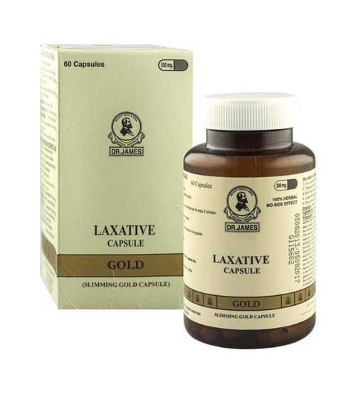 New Dr James Gold Laxative Herbal Slimming 60 Capsule